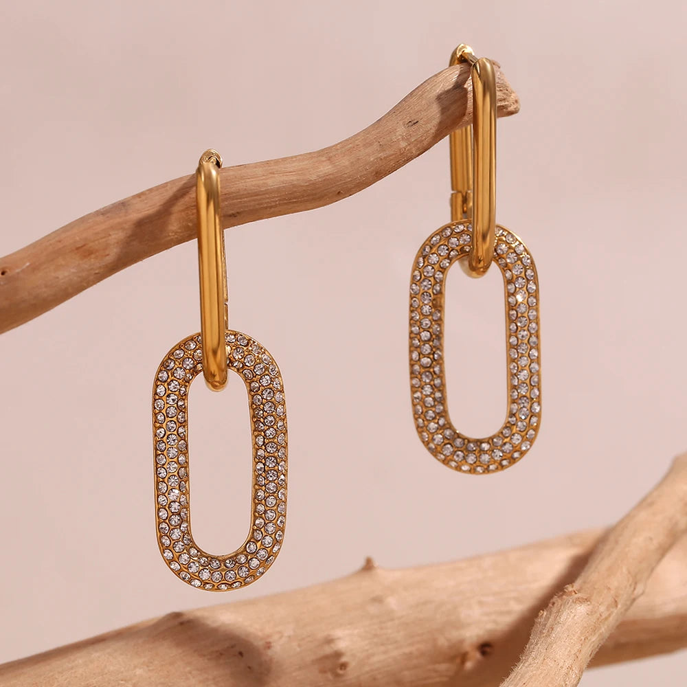 Signature Zircon Earrings