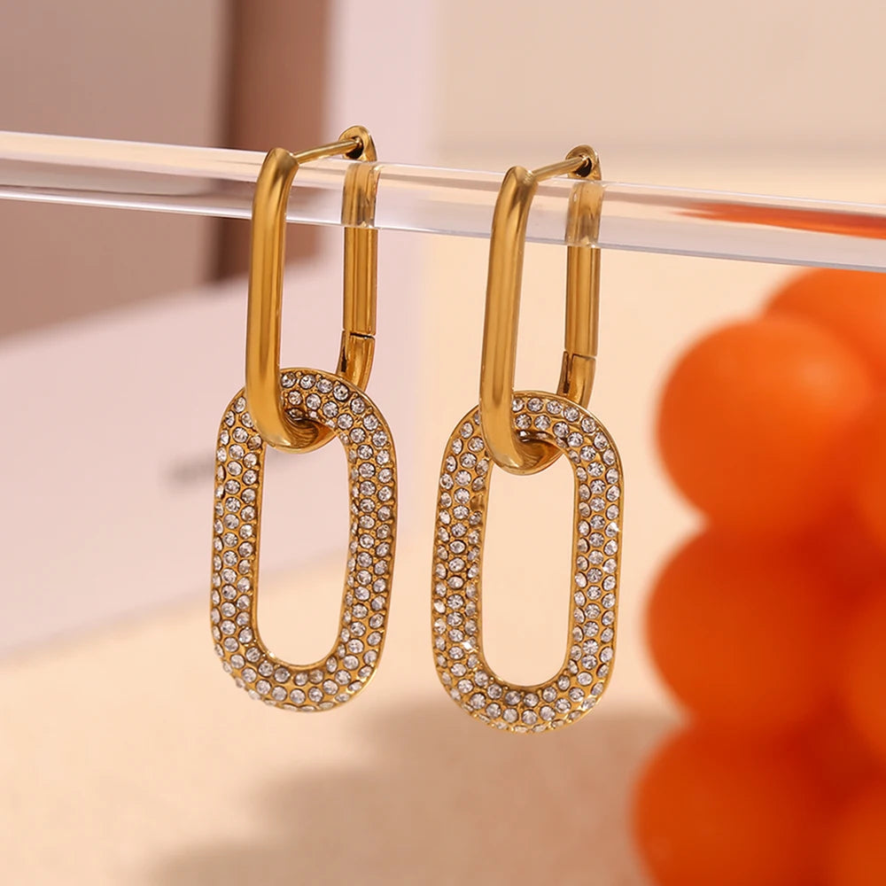 Signature Zircon Earrings