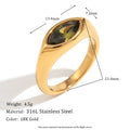 Green Eyes Ring