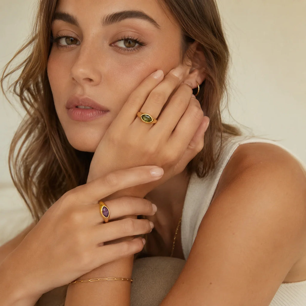 Green Eyes Ring