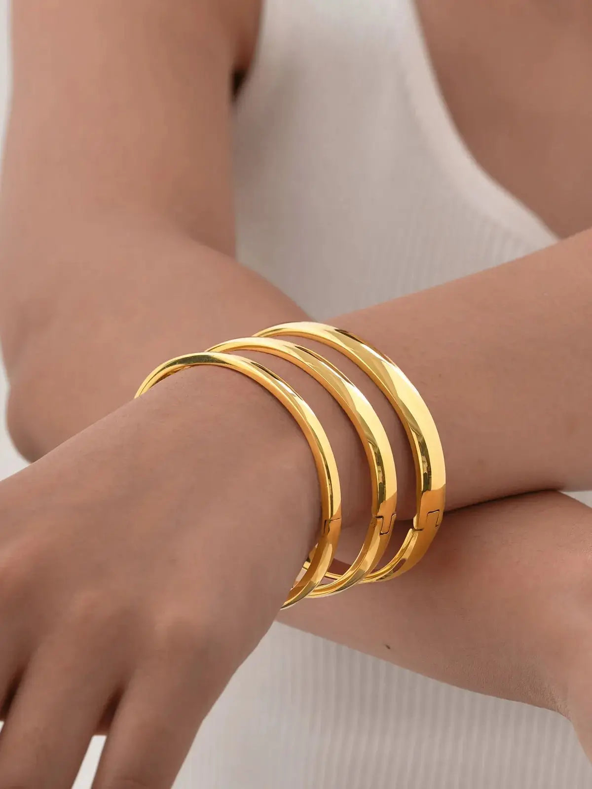Signature Gold Bangle