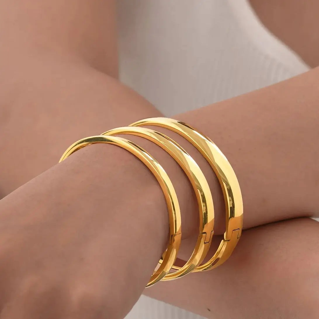Signature Gold Bangle