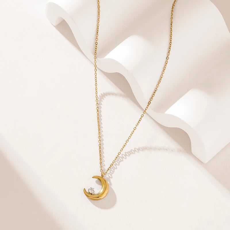 LUMÉA – Luxury Zircon Charm Pendant Necklace Collection