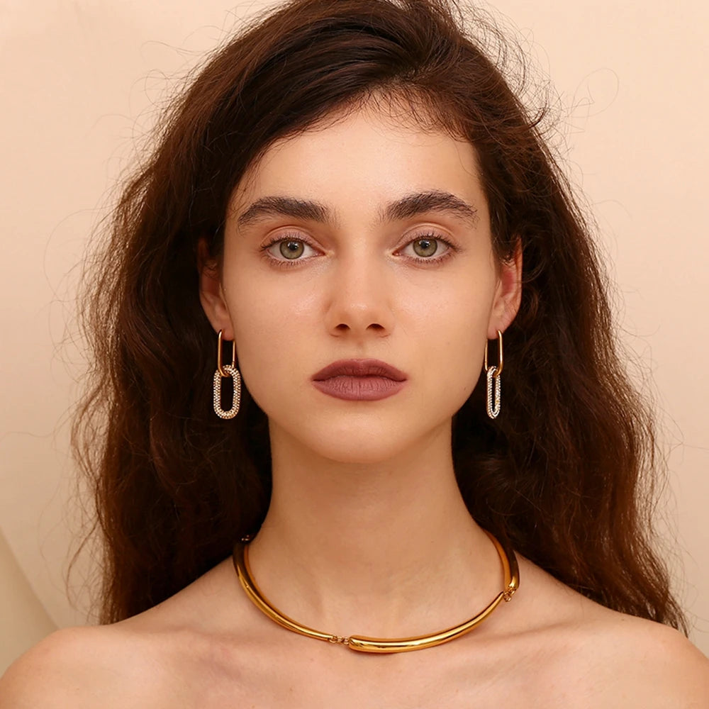 Signature Zircon Earrings