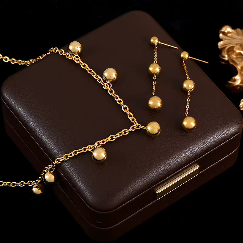 MILA – Gold Bead Jewelry Collection
