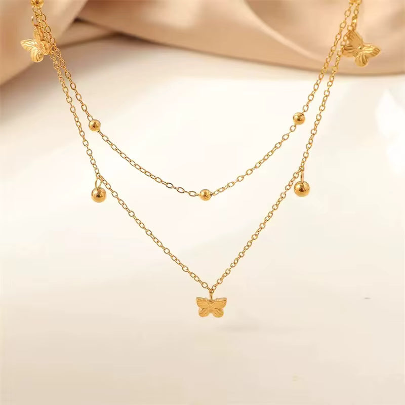 MARIPOSA™ – 18K Gold Plated Butterfly Jewelry Set