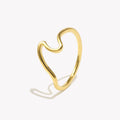Minimalist Wave Ring